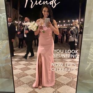 Formal Dress - Wore Once - Dusty Rose Color - Size 0